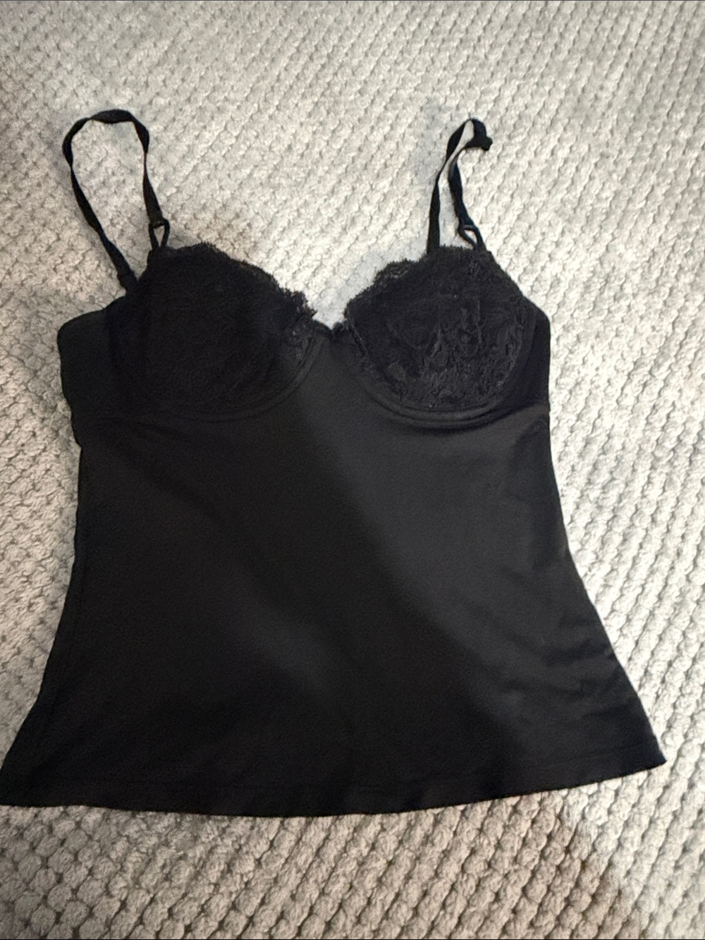 Black Lace Trim bra undergarment - Women Intimates